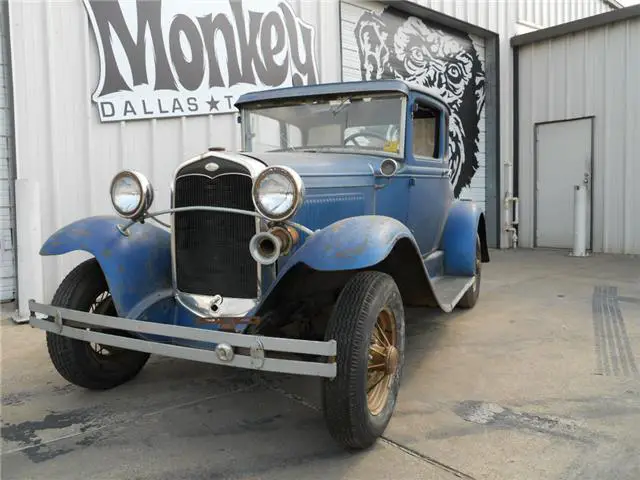 1931 ford model a coupe 5 window project ** no reserve ** by gas monkey garage