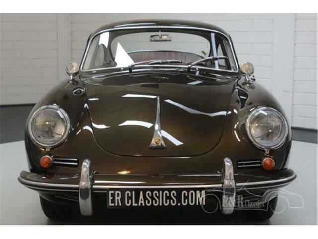 1964 porsche 356 coupe 11,167 miles brown metallic 1582 manual