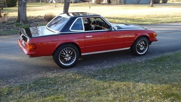 1980 mercedes 450sl roadster 302 ford v-8 and c-4 transmission