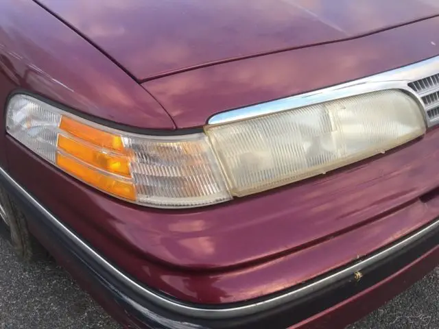 used 93 ford crown victoria lx 4.6l v8 auto sedan premium maroon maroon leather