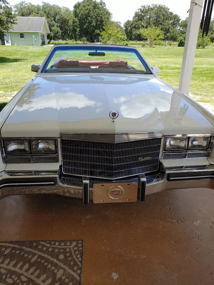 1985 cadillac eldorado white fwd automatic biarritz