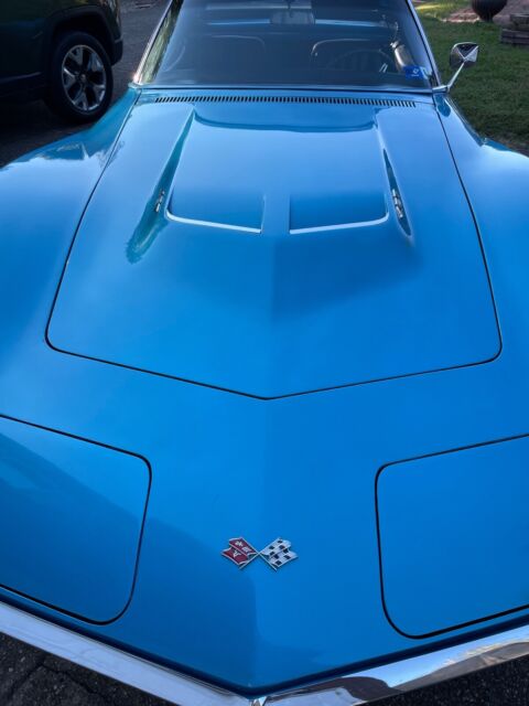 1968 chevrolet corvette convertible blue rwd manual base