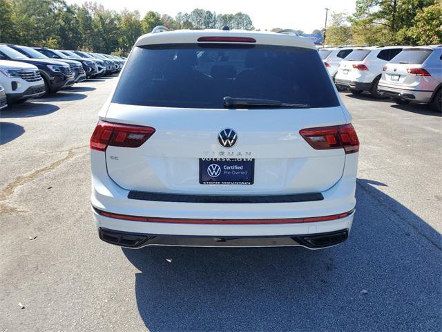 2022 volkswagen tiguan 2.0t se r-line black