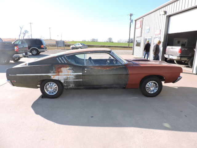 nice 69 torino gt 390 4v s code bucket seat console clear title in my name
