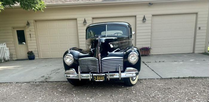 restored 1941 hudson commodore two-door touring sedan in fort collins, colorado