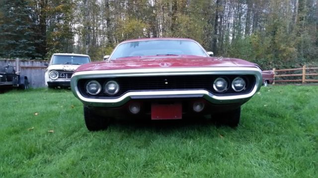 1971 satellite factory 383, automatic with console and buckets 8-3/4 rear