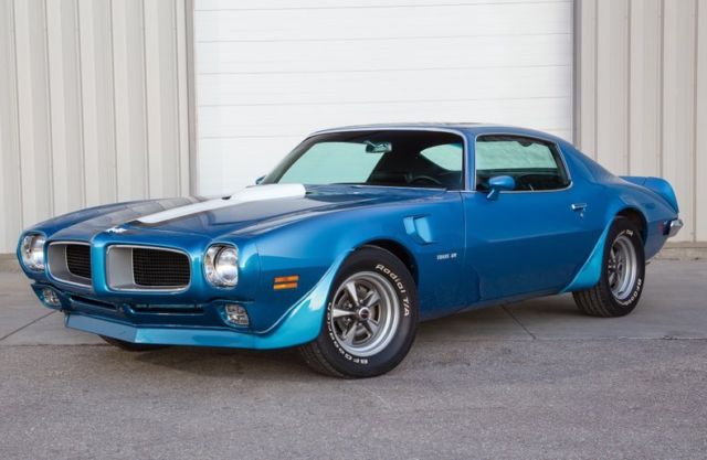 1970 pontiac trans am ram air iii 91604 miles lucerne blue coupe 400 ram air iii
