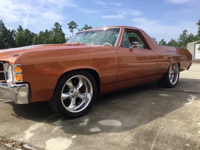 1971 el camino custom resto-mod 454/m-22 4 speed