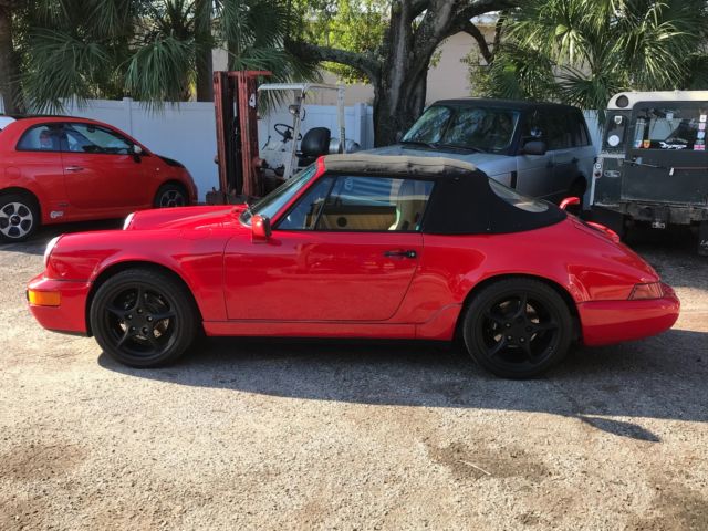 1990 porsche 911 carrera 4 convertible
