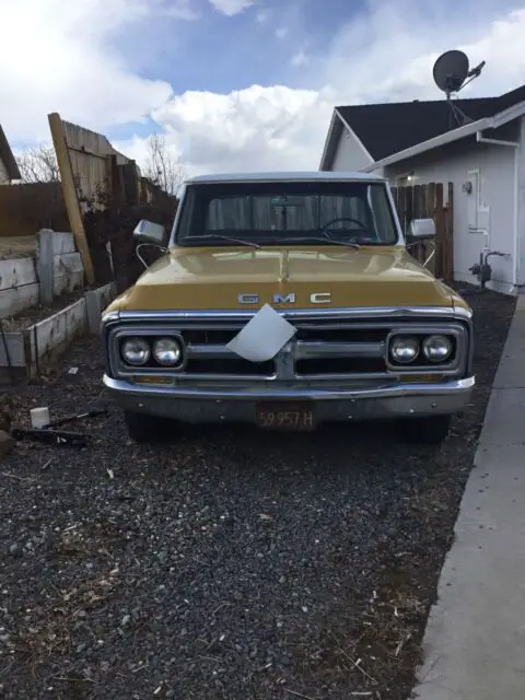 1971 gmc pickup truck 1500 project excellent candidate for restoration