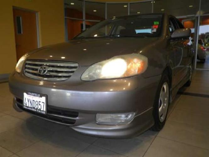 2003 toyota corolla in fairfield, ca