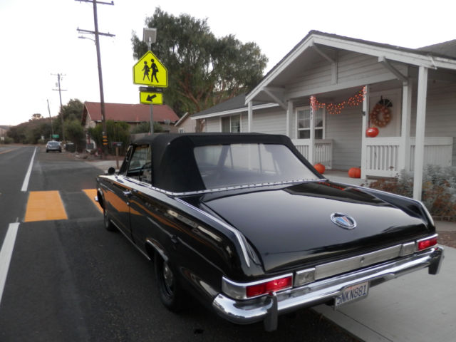 1963 plymouth valiant v-8 at convertible triple black restored cal car 63 mopar