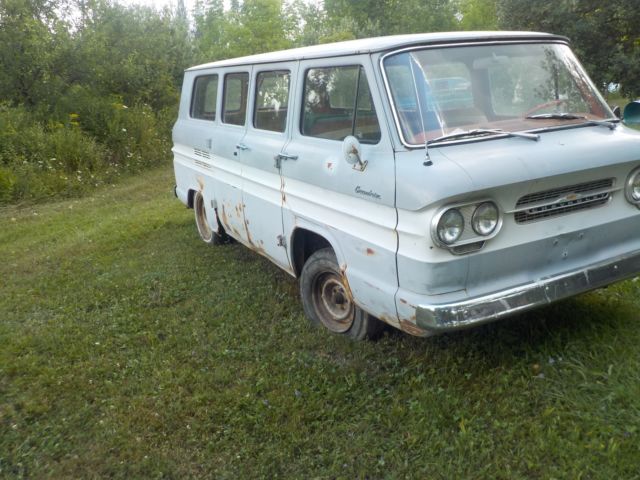 1962 chevrolet corvair greenbrier with xtra parts van and xtra parts