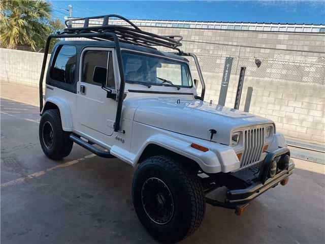 1987 jeep wrangler yj 88k mi new 6 cylinder motor with holley injection