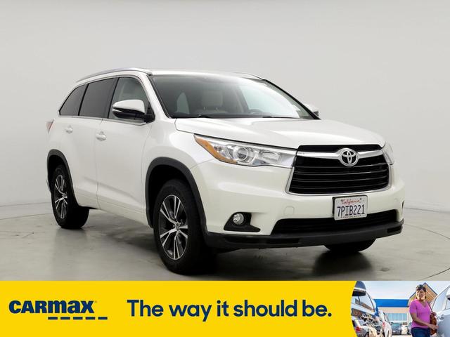 2016 toyota highlander xle