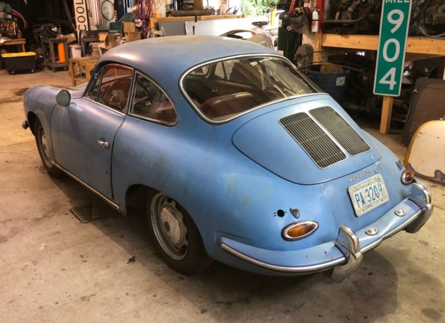 1964 porsche 356 c coupe - one owner - matching numbers project