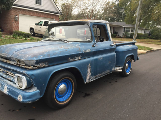 1962 c10 chevy chevrolet stepside truck ratrod