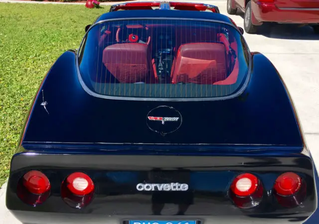 chevrolet: corvette 1981 c3 automatic t-top coupe black