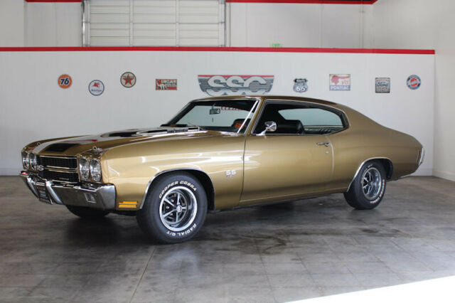 1970 chevrolet chevelle 37293 miles gold hardtop