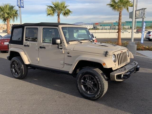 2016 jeep wrangler unlimited sahara 4x4 sahara 4dr suv for sale in las vegas, nevada