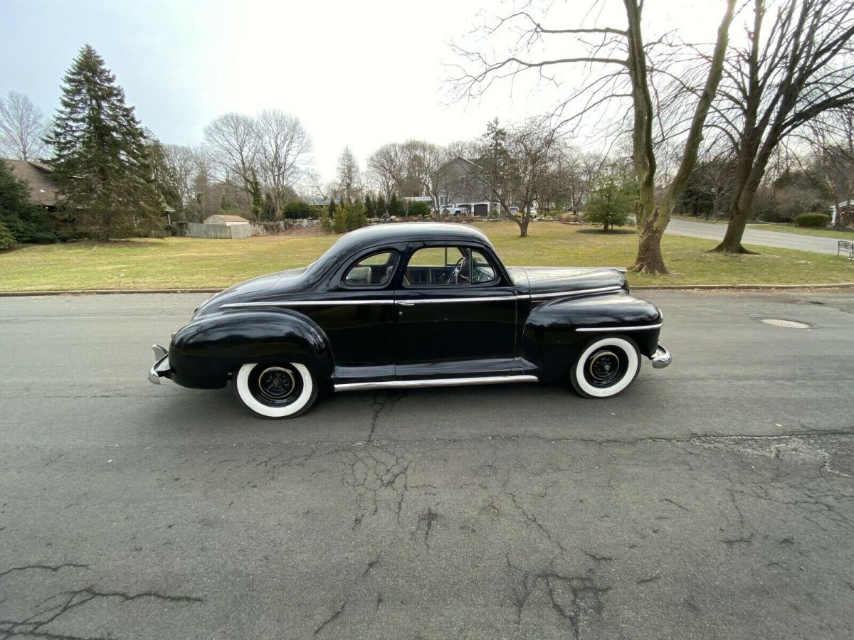 1947 plymouth p15 business coupe mopar special deluxe hot rod 6 volt overdrive
