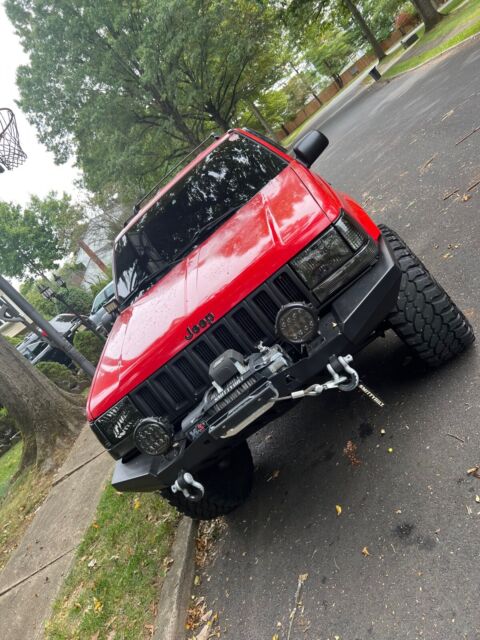1993 jeep grand cherokee suv red 4wd automatic laredo