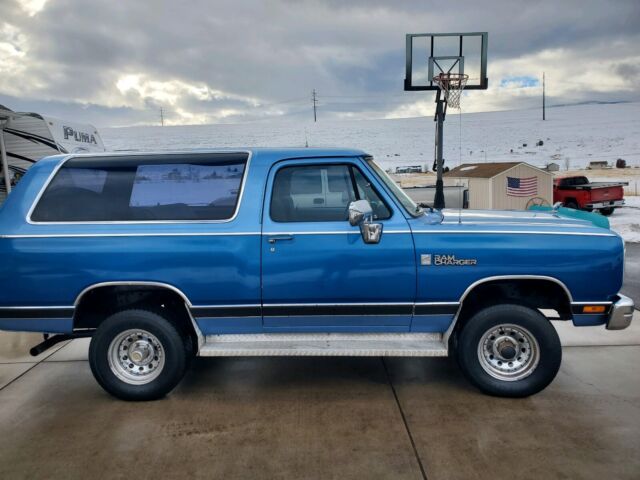 dodge ram charger 1988 one owner very nice no reserve 4x4 four wheel drive