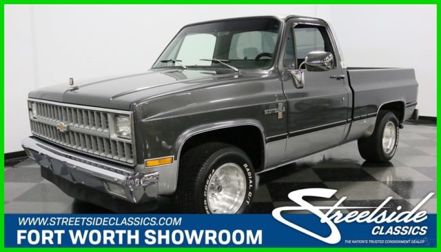 classic vintage chevy truck 350 v8 auto air gray 1981 scottsdale used 5l v8 16v