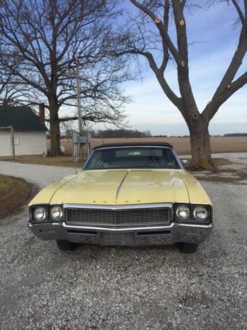 1968 buick skylark custom convertible 2-door 5.7l