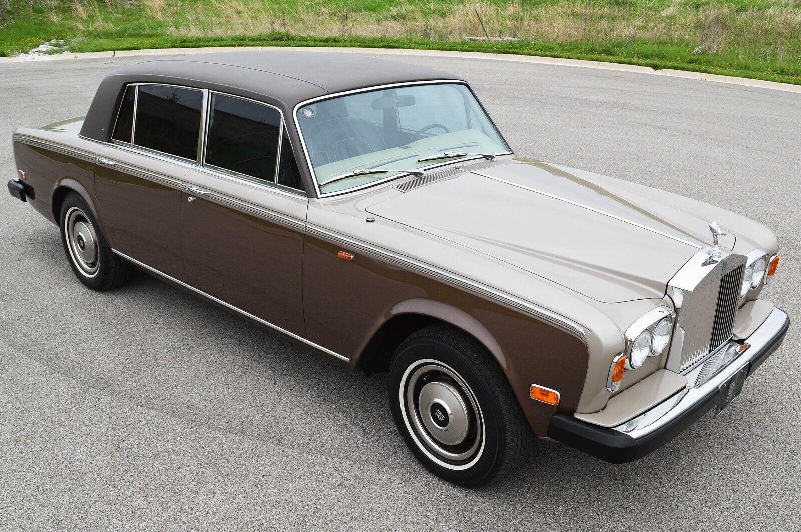 1979 rolls-royce silver shadow wraith ii dark chocolate everflex vinyl top