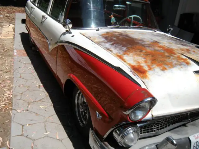 1955 ford sedan wagon, rebuild or part out
