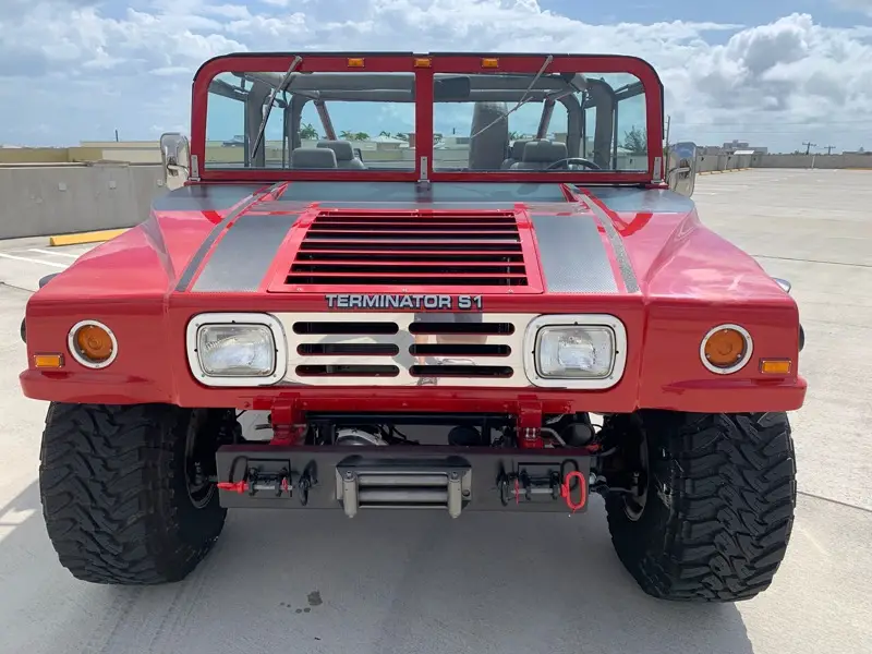 1968 hummer h1 open top 43,000 miles red chevy automatic