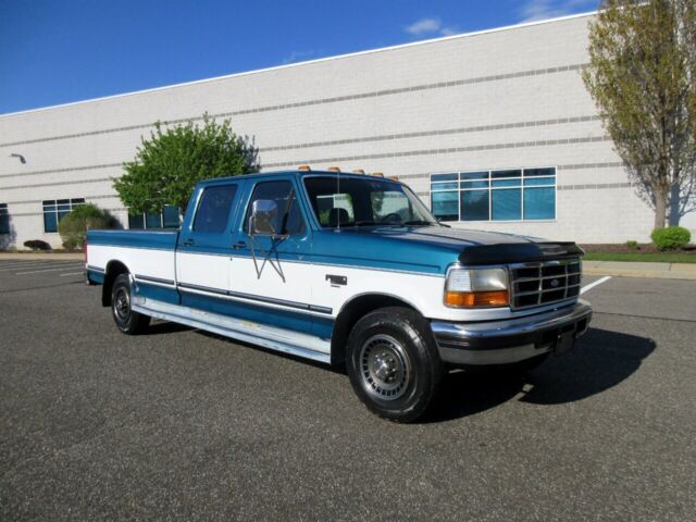 1994 ford f-350 xlt crew cab long bed rwd 7.3l turbo diesel pick up low miles