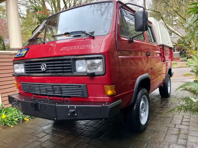 1987 vw transporter double cab (doka) syncro