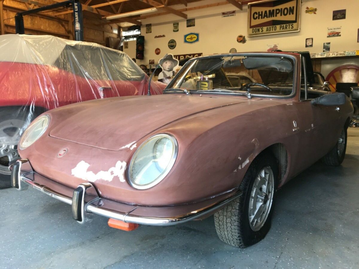 1967 fiat 850 spider manual barn find !!! 850 spider