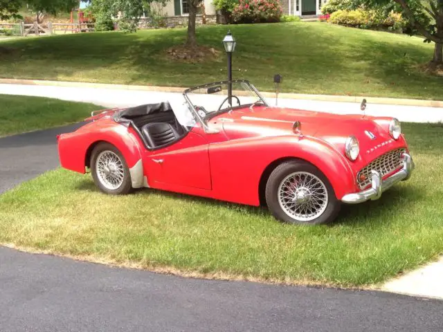1959 triumph trs sports car