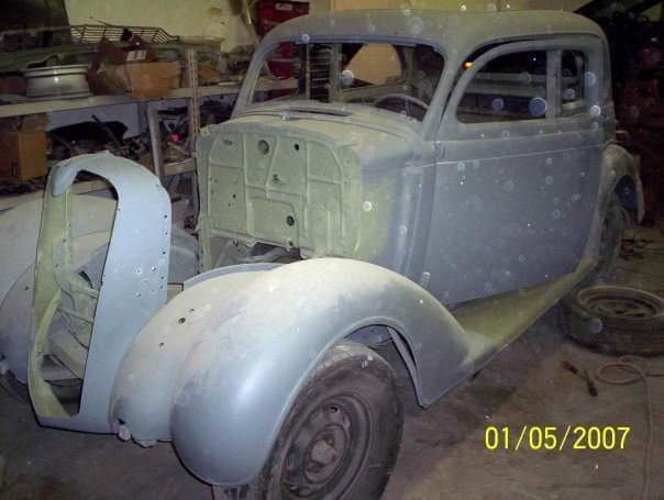 rare! 1936 plymouth 2 door touring sedan