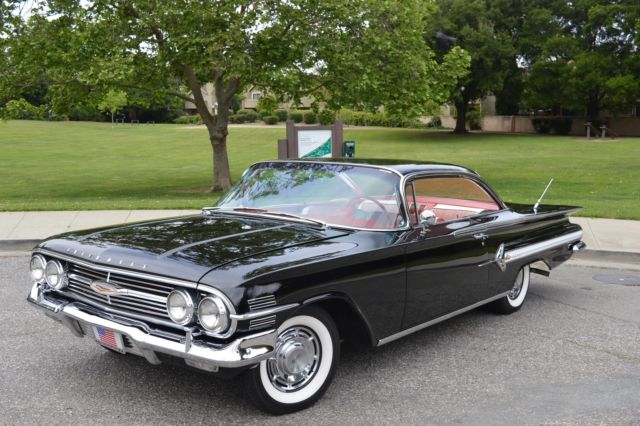1960 chevrolet impala black 0 miles