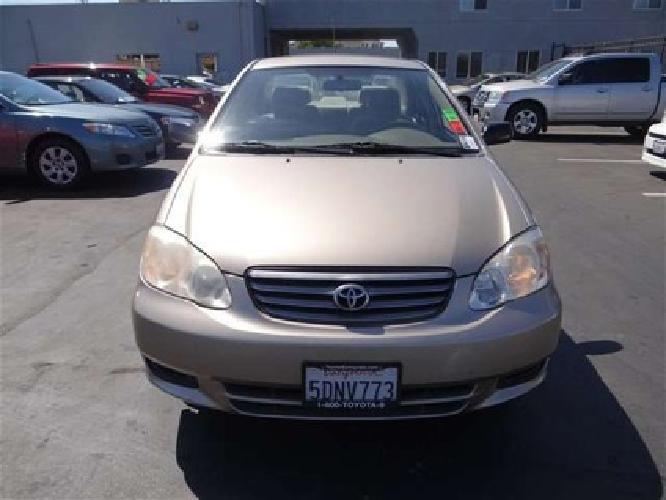 2004 toyota corolla ce in sunnyvale, ca