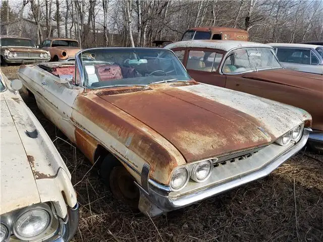 1961 oldsmobile 88 white 394 v8 automatic