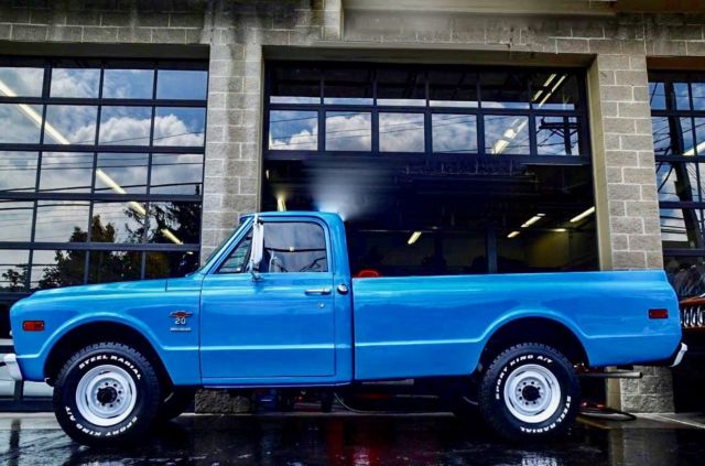 1968 chevrolet k20 fleetside 3/4 ton 4x4 8' bed, only 62k miles, fully restored!