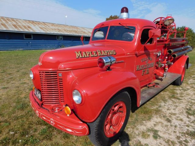 1945 international k5 pumper fire truck fully equipped