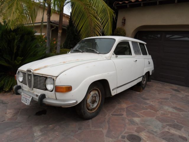 1972 saab 95 v4 wagon restoration project runs and drives 63k miles rest project