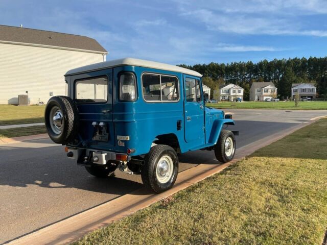 1968 toyota land cruiser suv blue 4wd manual fj40