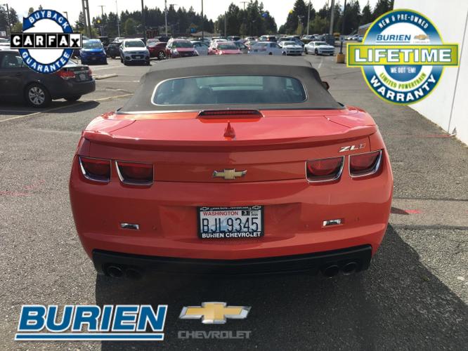 used 2013 chevrolet camaro zl1 convertible burien, wa 98168 for sale in seattle, washington