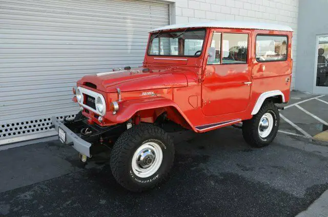 1965 toyota fj40 red manual 50061 miles