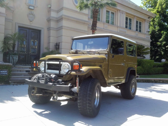 rare beauty 1977 toyota fj40 no reserve land cruiser v8 manual 4x4 2-top