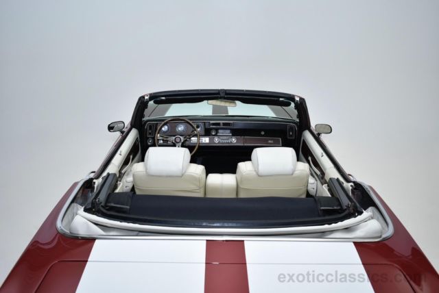 1972 oldsmobile cutlass convertible 38,219 miles red 4.2 auto