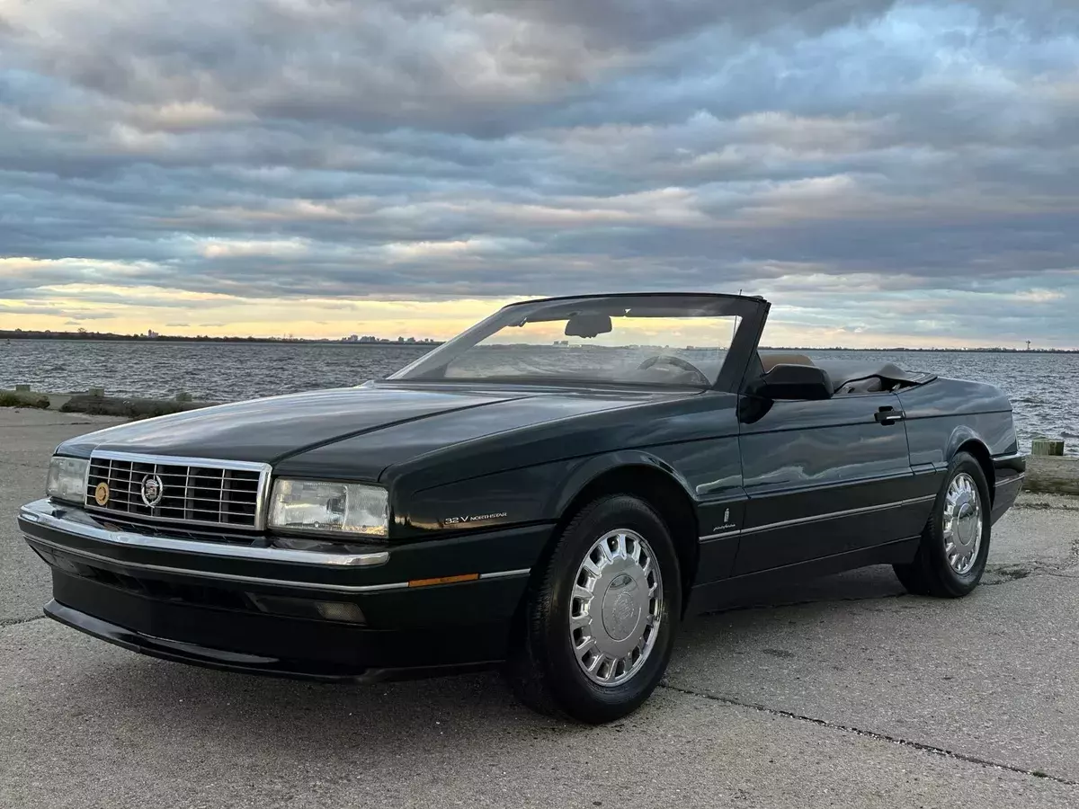 1993 cadillac allante convertible green