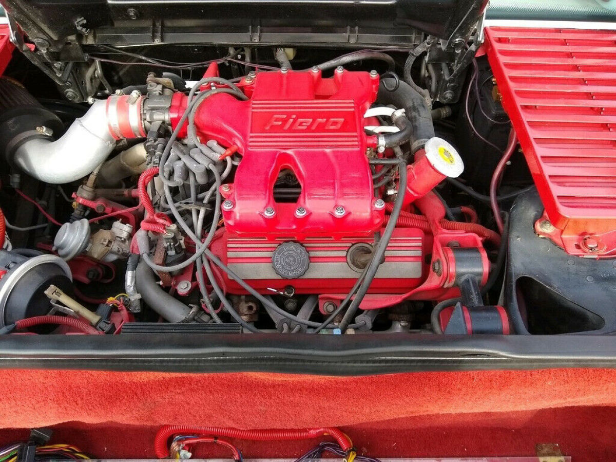 1988 pontiac fiero gt 2.8l 173ci v6 engine manual rwd coupe 1,000 miles